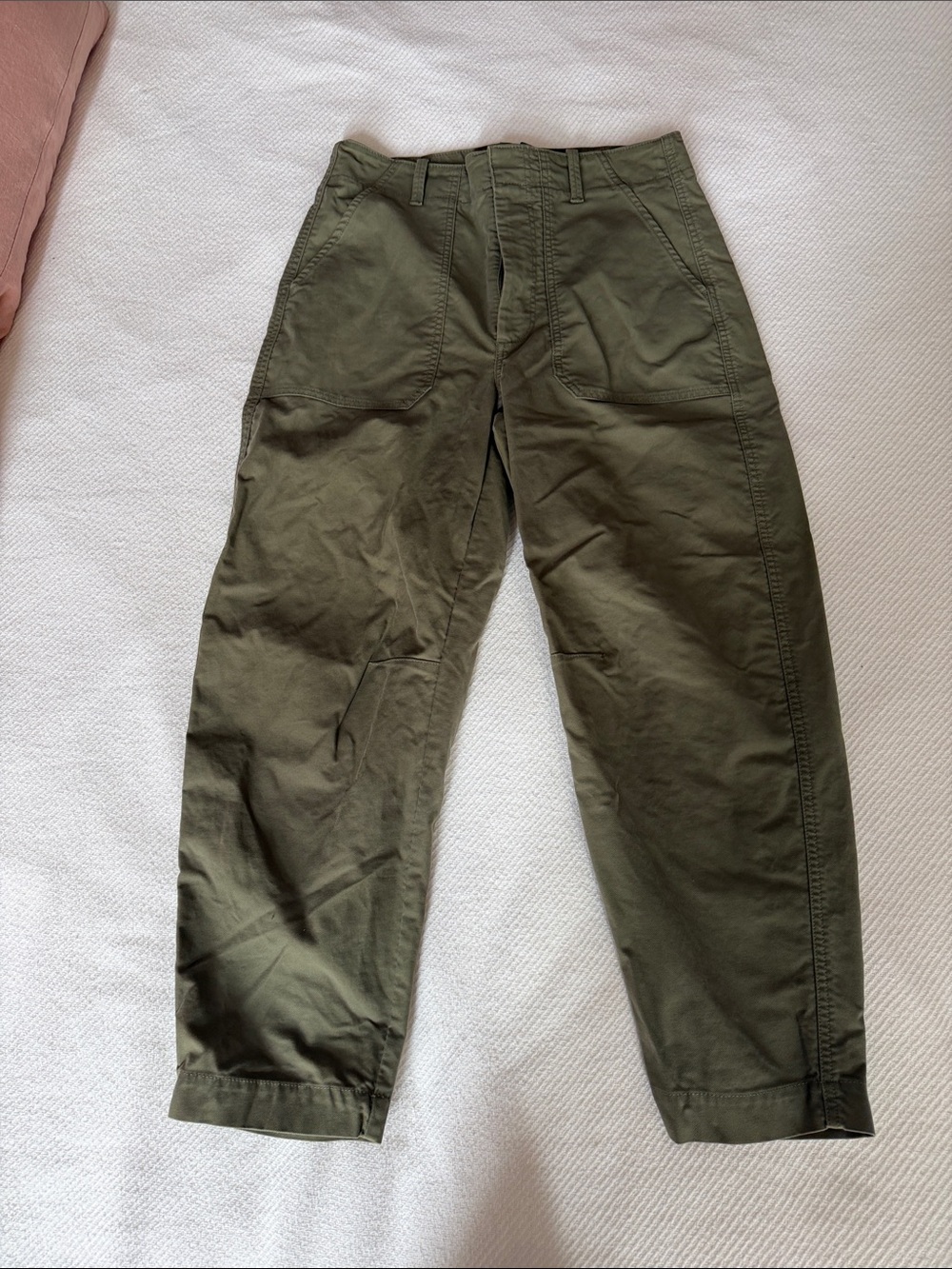 Banana Republic Olive Green Cargo Trousers